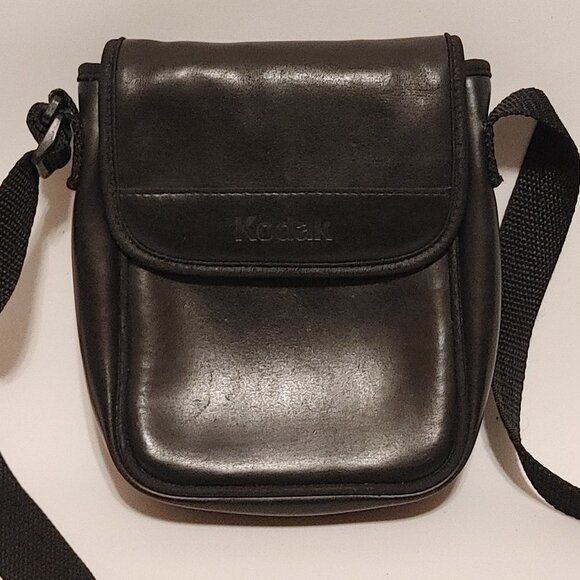 Vintage KODAK Camera Film Shoulder Bag Strap Black Velcro - Picture 1 of 6